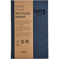 Brepols Agenda 2024 A5 1 Dag per pagina Papier Blauw Nee