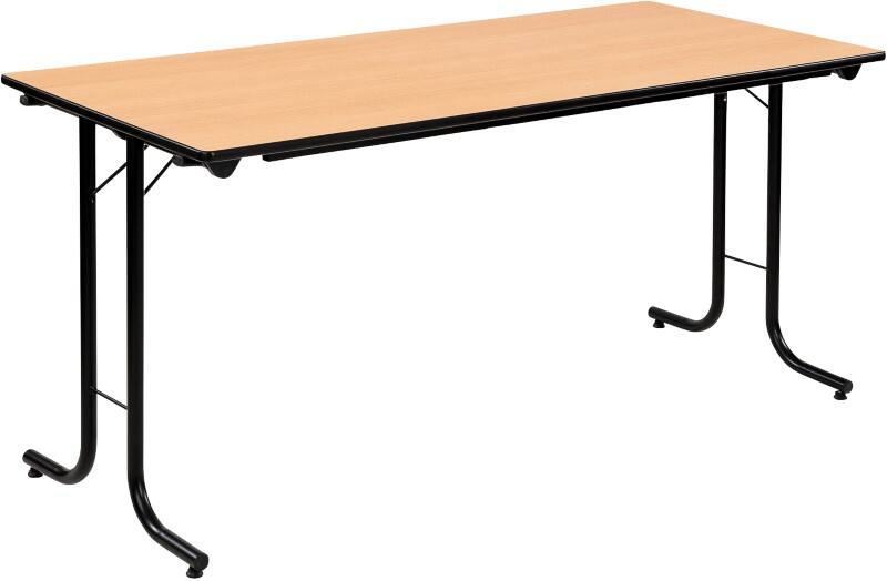 Sodematub Fliptop tafel Beuken Staal 160 x 70 x 74 mm