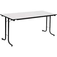Sodematub Fliptop tafel Grijs Staal 160 x 70 x 74 mm