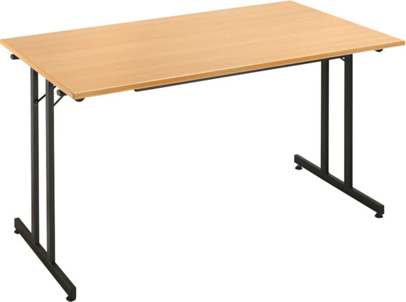 Sodematub Fliptop tafel Beuken Staal 140 x 80 x 74 mm