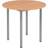 Sodematub Ronde tafel Beuken Staal 800 x 600 x 740 mm