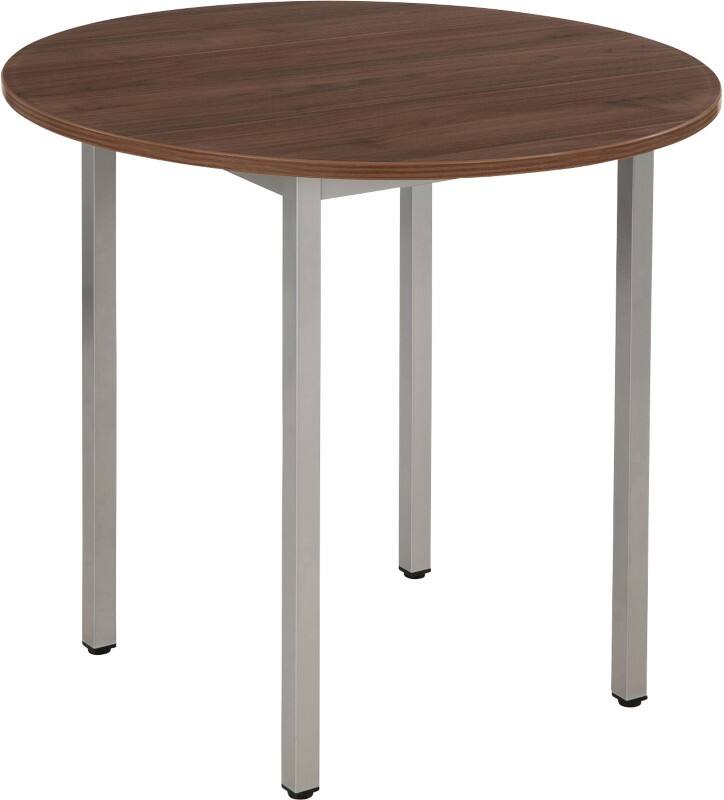 Sodematub Ronde tafel Walnoot Staal 800 x 740 mm