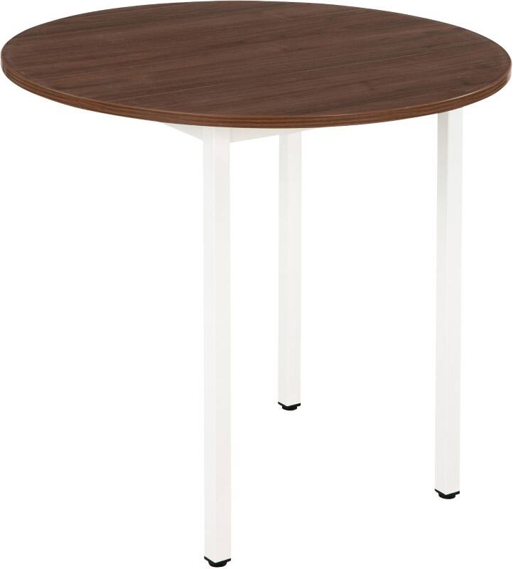 Sodematub Ronde tafel Walnoot Staal 800 x 740 mm