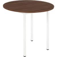Sodematub Ronde tafel Walnoot Staal 800 x 600 x 740 mm