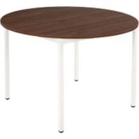 Sodematub Ronde tafel Walnoot Staal 1,100 x 740 mm