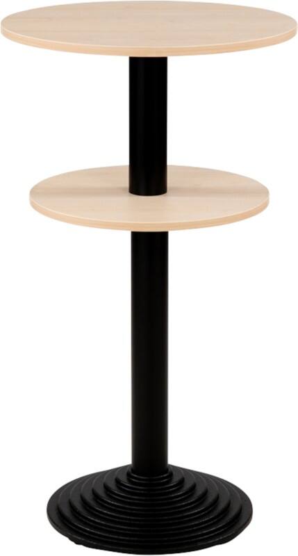 Sodematub Fonte 2 Statafel Ahorn Staal 600 x 600 x 1,100 mm