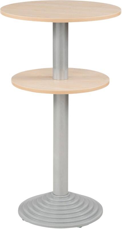 Sodematub Fonte 2 Statafel Ahorn Staal 600 x 600 x 1,100 mm