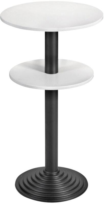 Sodematub Fonte 2 Statafel Grijs Staal 600 x 600 x 1,100 mm