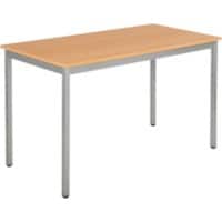 Sodematub Tafel Beuken Staal 1.200 x 600 x 740 mm