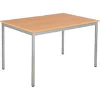 Sodematub Tafel Beuken Staal 1.200 x 600 x 740 mm