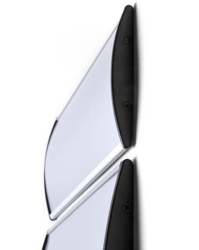 SHOWDOWN Informatiebord Gebogen A5 21,5 x 1,8 x 15,2 cm (B x D x H) Zilver