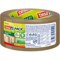 tesa Verpakkingstape tesapack Eco & Ultra Strong Bruin 50 mm (B) x 66 m (L) PET (Polyetheentereftalaat)