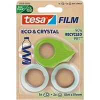 tesa Plakbandhouderset tesafilm Groen, transparant 19 mm (B) x 10 m (L)