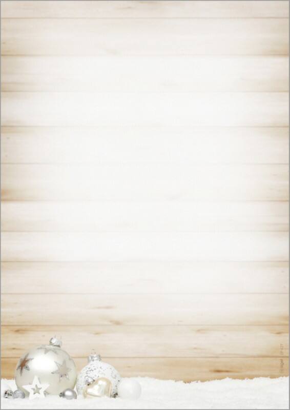 Sigel Cozy Christmas A4 Briefpapier Beige, wit 90 g/m² 100 Stuks