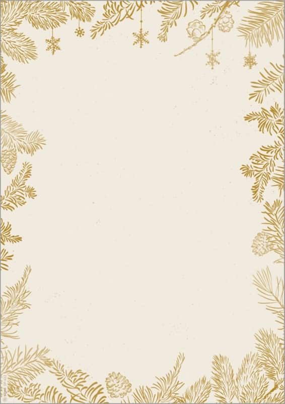 Sigel Golden Christmas A4 Briefpapier Goud 90 g/m² 100 Stuks