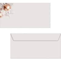 Sigel Kerst in roségoud Enveloppen 222,511,1 cm Roségoud, zilver 50 Stuks