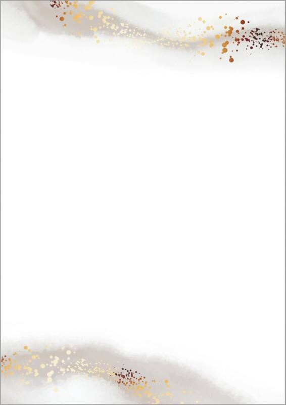 Sigel Water color gold beige Briefpapier Wit 100 Vel