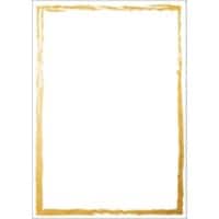 Sigel Golden frame Briefpapier Wit 50 Vel