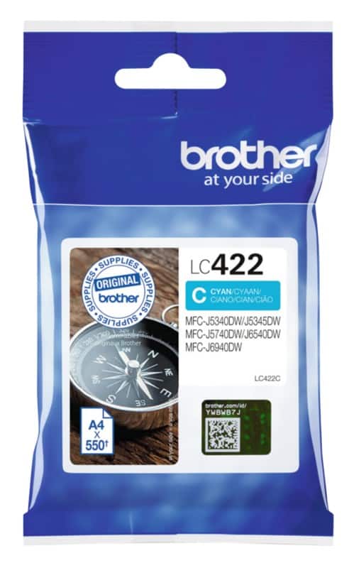 Brother LC422C Origineel Inktcartridge