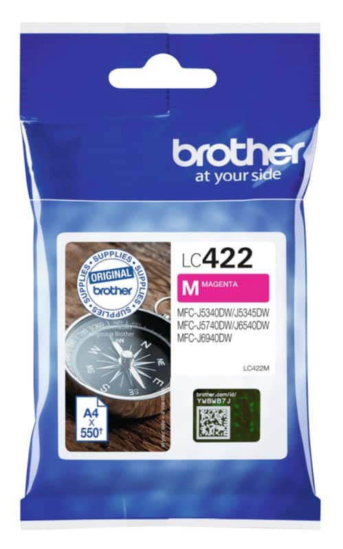 Brother LC422M Origineel Inktcartridge Magenta