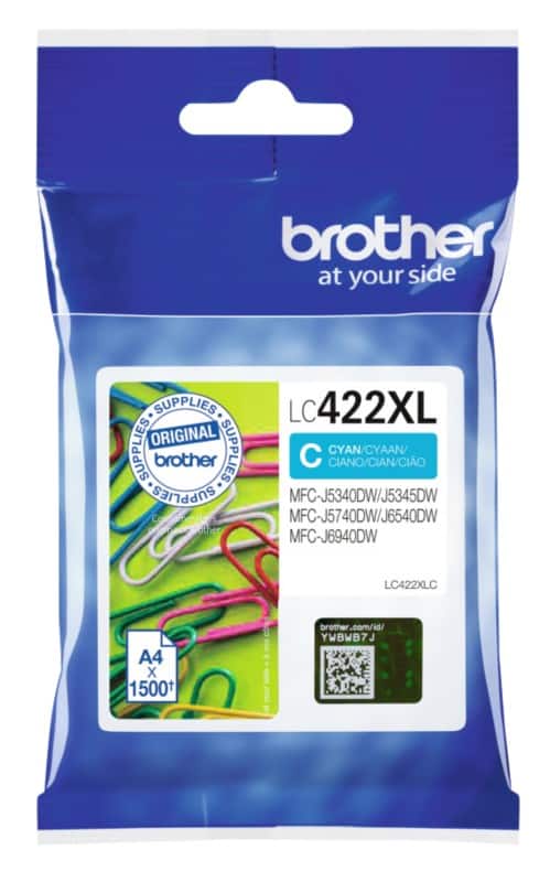 Brother LC422XL C Origineel Inktcartridge