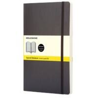 Moleskine notitieboek L speciaal geruit PU (polyurethaan) soepele kaft zwart niet geperforeerd