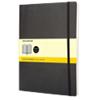 Moleskine notitieboek XL speciaal geruit PU (polyurethaan) soepele kaft zwart niet geperforeerd
