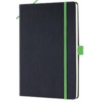 Sigel Conceptum Notitieboek Duits A5 Gestipt Zijgebonden Geperforeerd 97 Pagina's Kunststof Harde rug Zwart,groen 