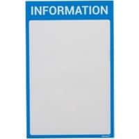 Ultradex A4 Displayframe Magnetisch Blauw PET (Polyetheentereftalaat) 8890I07 22,5 (B) x 35,2 (H) cm 5 Stuks