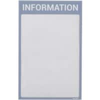 Ultradex A4 Displayframe Magnetisch Grijs PET (Polyetheentereftalaat) 8890I09 22,5 (B) x 35,2 (H) cm 5 Stuks