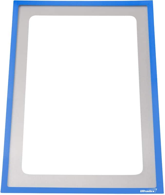 Ultradex A4 Displayframe Zelfklevend Blauw Klevend 879507 22,5 (B) x 31,2 (H) cm 5 Stuks