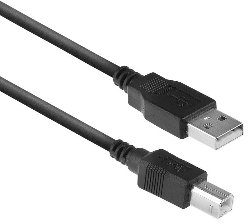 ACT USB-kabel 2.0 AC3033 Zwart 3 m
