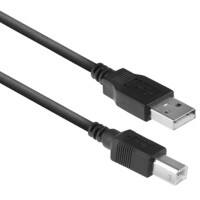 ACT USB-kabel 2.0 AC3033 Zwart 3 m