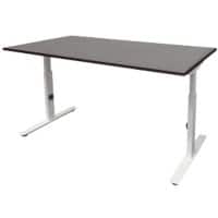 Schaffenburg Linesto Plus Bureau Rechthoekig Eiken T-Voet 1.600 (B) x 800 (D) x 655 (H) mm Melamine