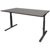 Schaffenburg Linesto Plus Bureau Rechthoekig Eiken T-Voet 1.600 (B) x 800 (D) x 655 (H) mm Melamine