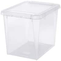 SmartStore Home 50 Magazijnbak 52 l Transparant, wit 39 x 50 x 41 cm 3 Stuks