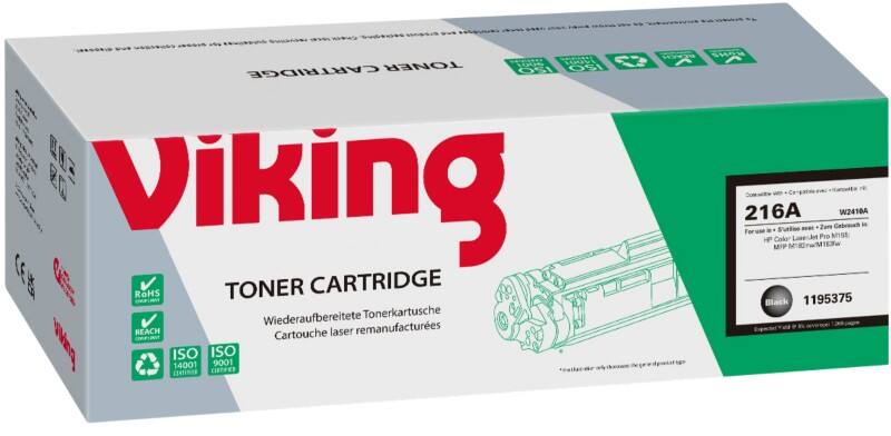 Viking 216A Compatibel HP Tonercartridge W2410A Zwart