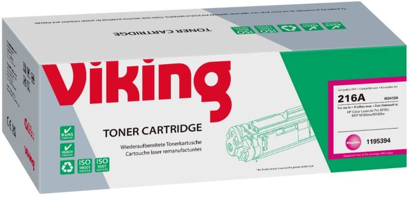Viking 216A Compatibel HP Tonercartridge W2413A Magenta