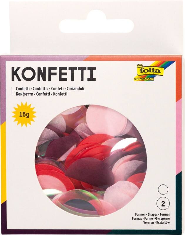 Folia Confetti Pink Party
