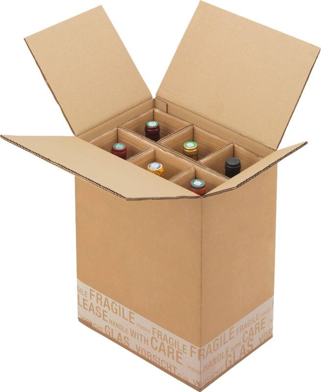 RAJA Flesverzenddoos Karton 220 (B) mm 10 Stuks