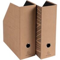 Exacompta Eterneco Tijdschriftencassette Bruin Pak van 2