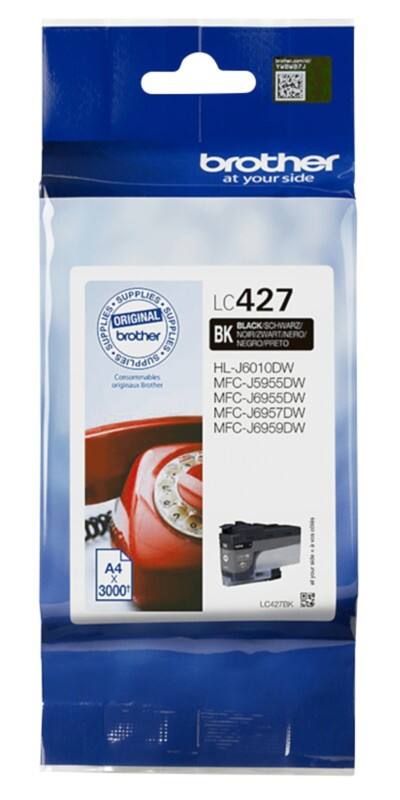Brother LC427BK Origineel Inktcartridge Zwart