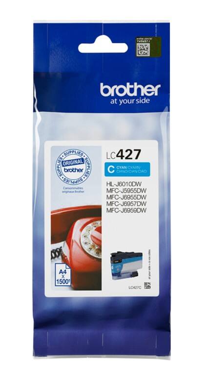 Brother LC427C Origineel Inktcartridge Cyaan