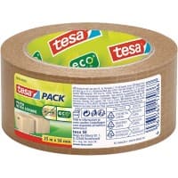 tesa Verpakkingstape tesapack Paper Ultra Strong Bruin 113 mm (B) x 0,113 m (L) Glasvezelversterkt papier