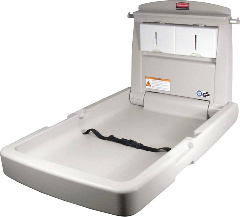 Rubbermaid Baby verschoningsstation 76192599 L 59,5 (B) x 12 (D) x 97,8 (H) cm