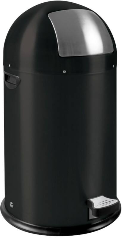 EKO Kickcan Pedaalemmer 33 l Zwart Staal
