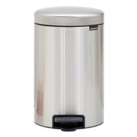 Brabantia Pedaalemmer 12 l Zilver Roestvrij staal