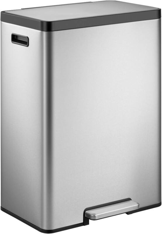 EKO EcoCasa II Pedaalemmer 45 l Zilver Roestvrij staal