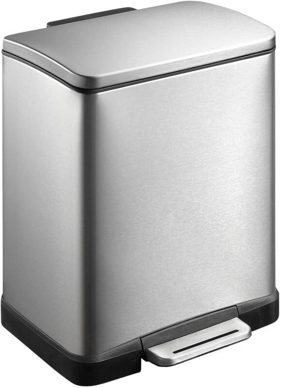 EKO E-Cube Pedaalemmer 19 l Zilver Roestvrij staal