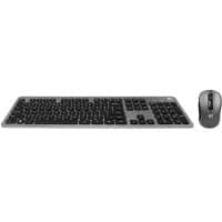 ACT Toetsenbord en muis AC5710 Grijs QWERTY (VS)